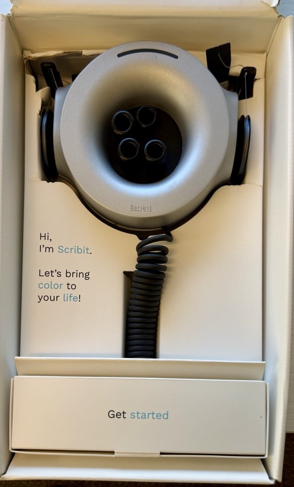 Scribit Design Robot &  Erasable - Markers Write On Walls - Complete in Box A++