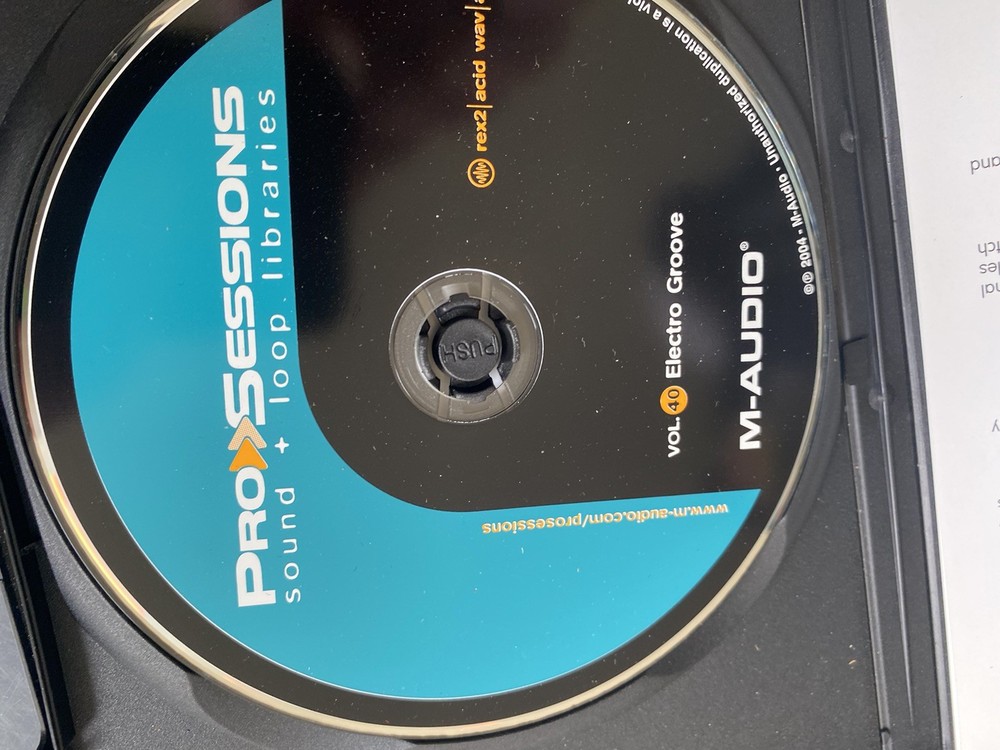 M-Audio ProSessions Vol 40 Electro Grove Loop MAC Windows Electronic Music
