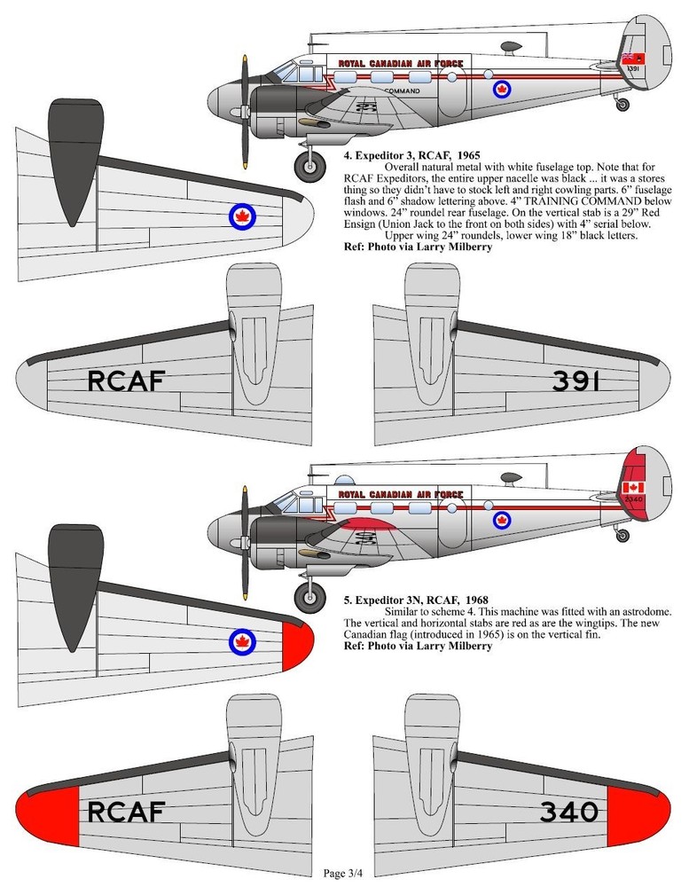 Belcher Bits BD29 - Beech C-45 Expeditor, 1/48 scale decal