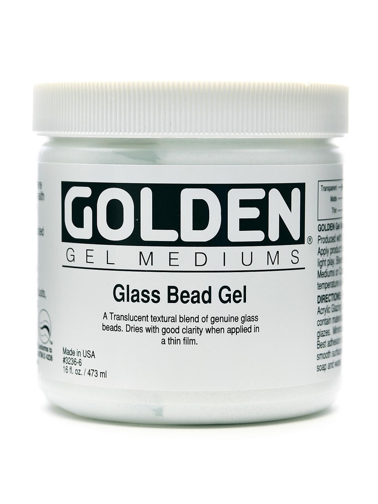 Golden Glass Bead Gel