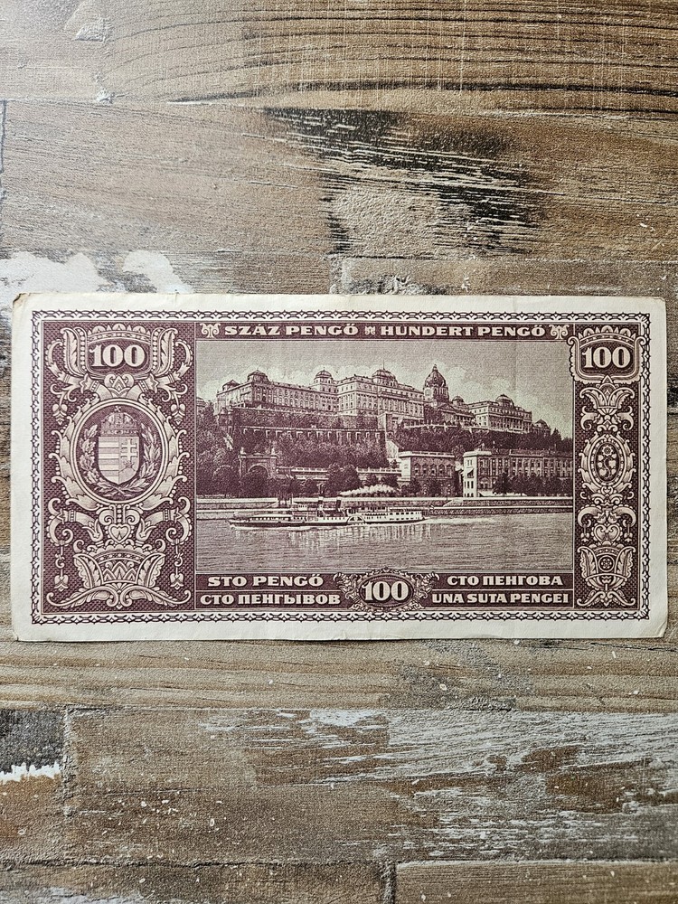 1944 Hungary 100 Pengo