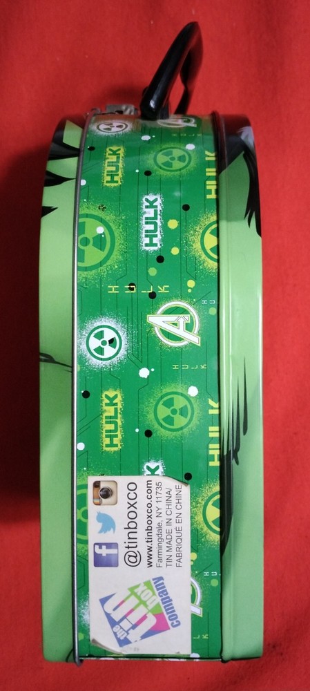 Marvel Avengers Hulk Tin Carrier 2019 Pre-owned Read Description