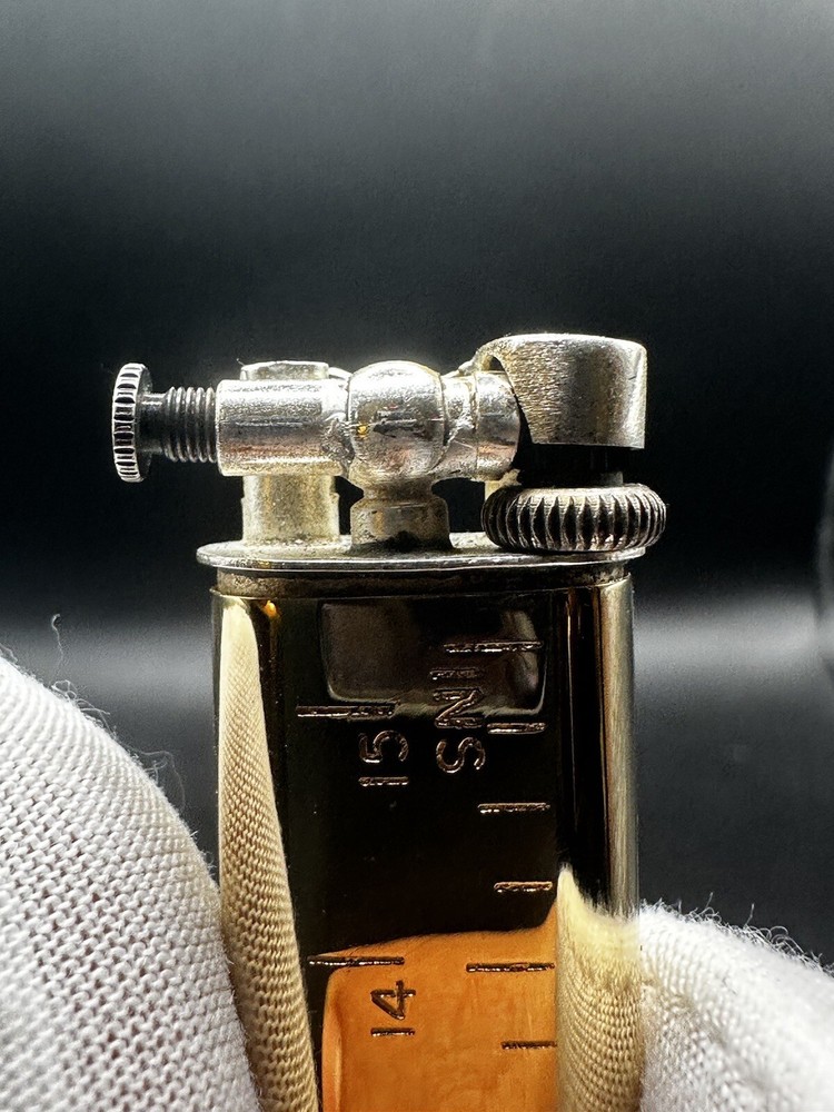 Dunhill Sylph Ruler Lighter With Original Pouch MINT CONDITION