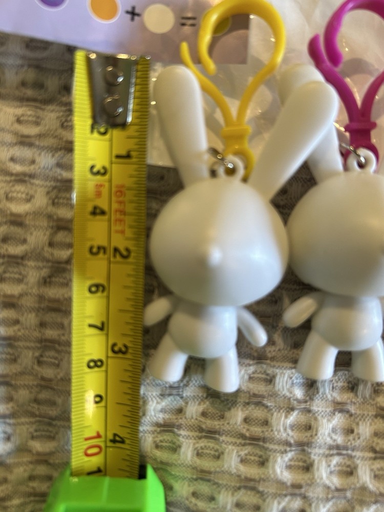 Paintable Bunny Keychains