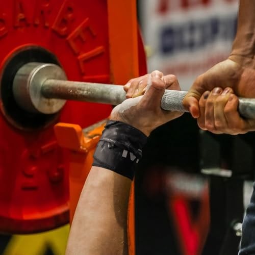 Lockdown Wrist Wraps - Adjustable Non-Stretch Support for Weightlifting, Black