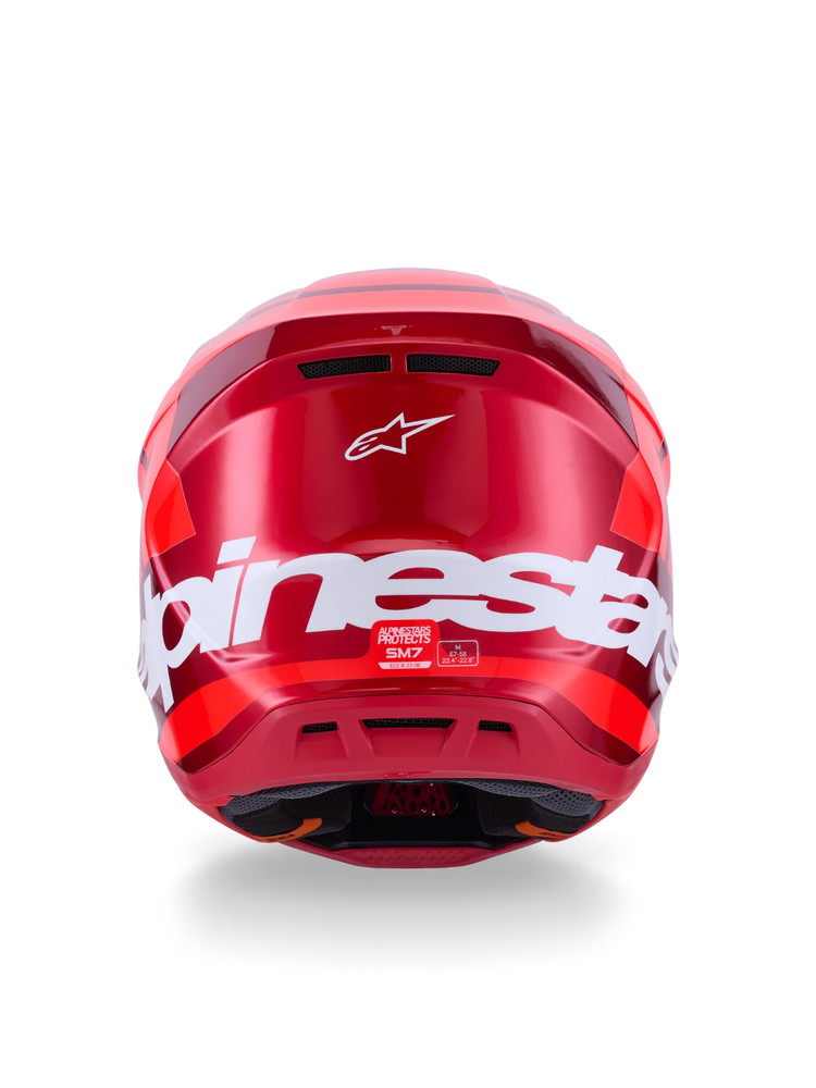 Alpinestars SM7 Core Helmet - Red Glossy - Medium