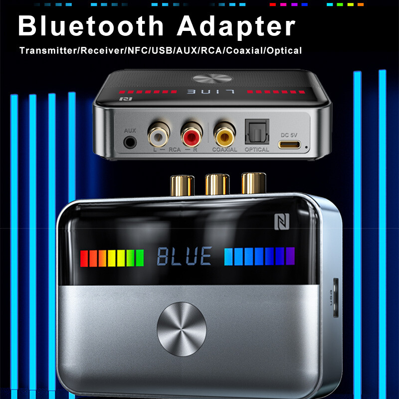 Long Range Bluetooth Transmitter Receiver Wireless Home Car Stereo Audio Adapter