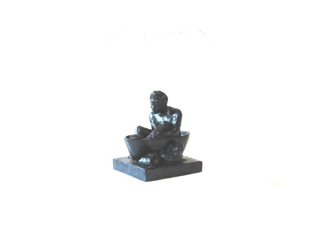 Large Miner in Bath - Mining Memorabilia Made with British Coal