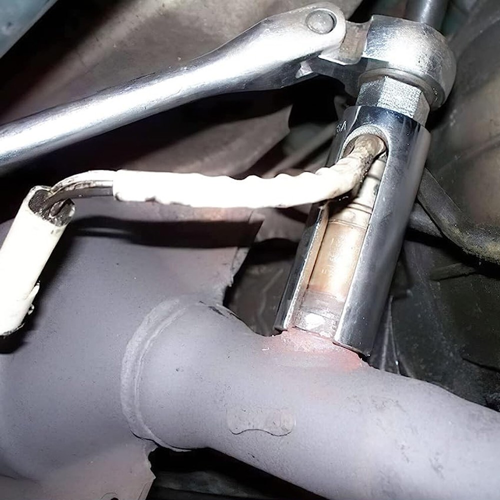 7/8'' 22mm O2 Oxygen Sensor Socket Wrench 1/2" Driver Offset Remover Socket Tool