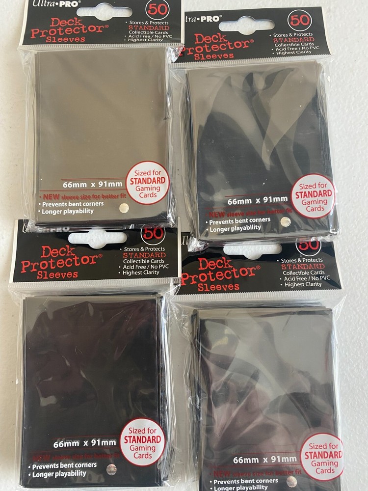 Ultra Pro - Deck Protector Sleeves , 50 sleeves total - Black
