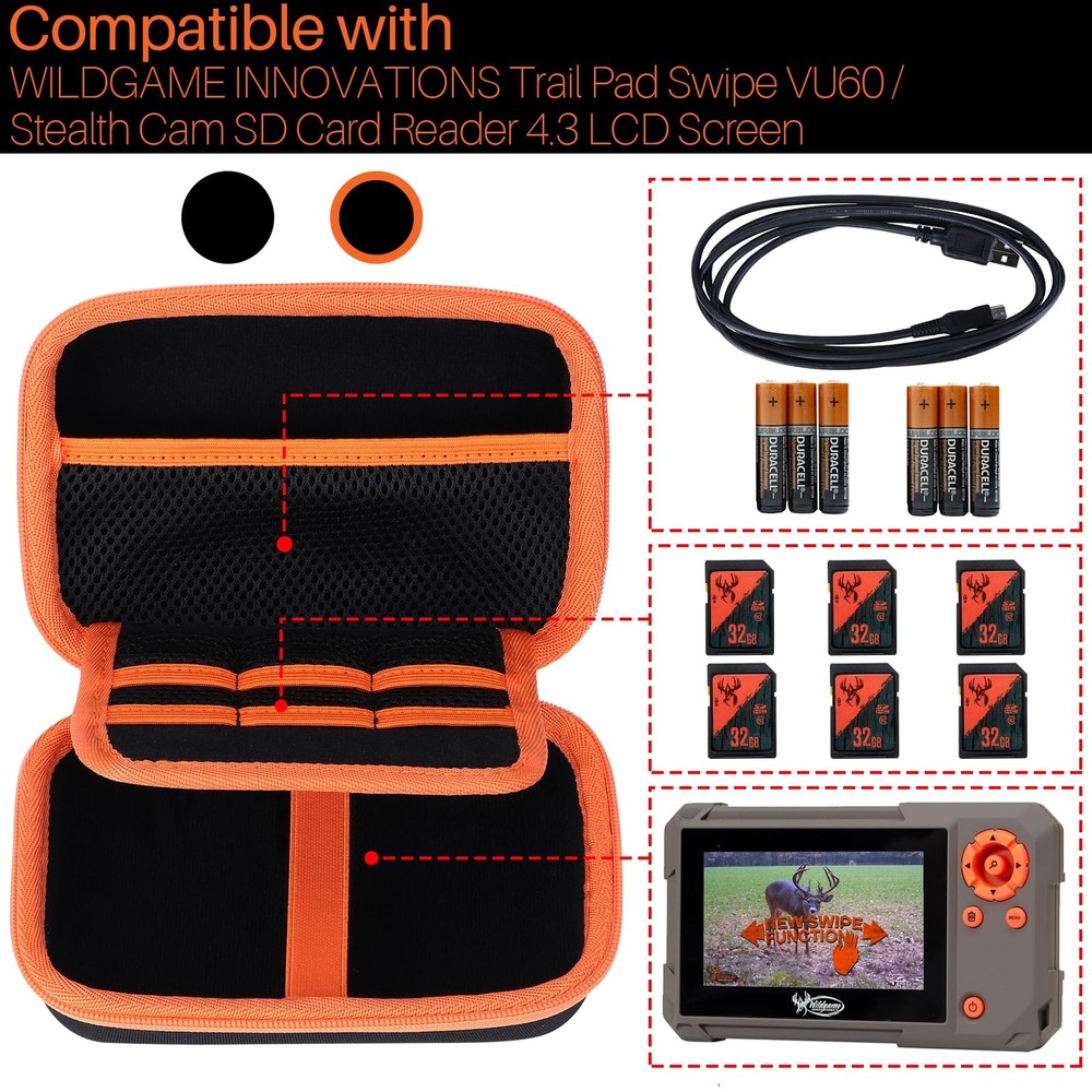 Lebakort Storage Case Compatible with WILDGAME Innovations Trail Black