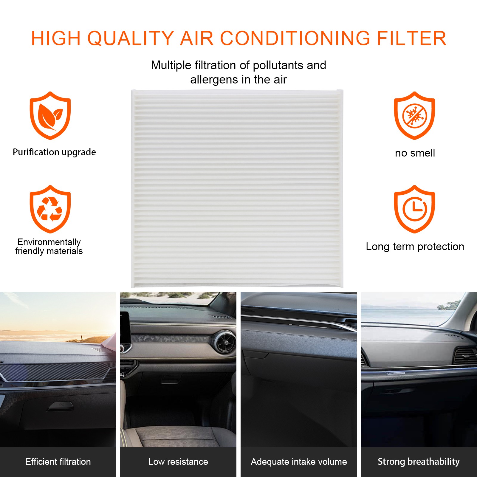 Fits 2012-2014 Honda CR-V CRV 2.4L Engine & Cabin Air Filter Combo Set