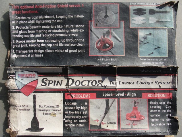 Russo Spin Doctor Tile Lippage Control System