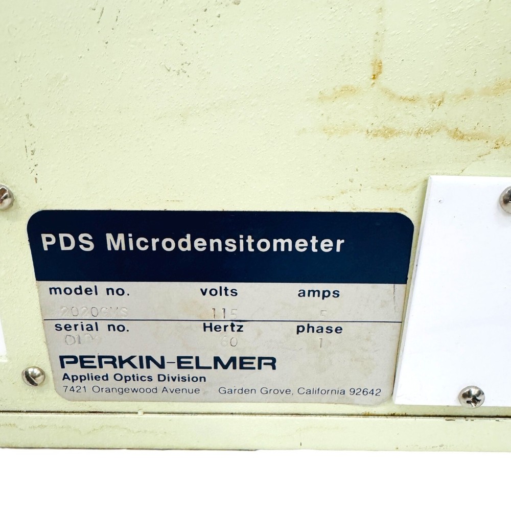 Perkin Elmer 2020GMS PDS Microdensitometer