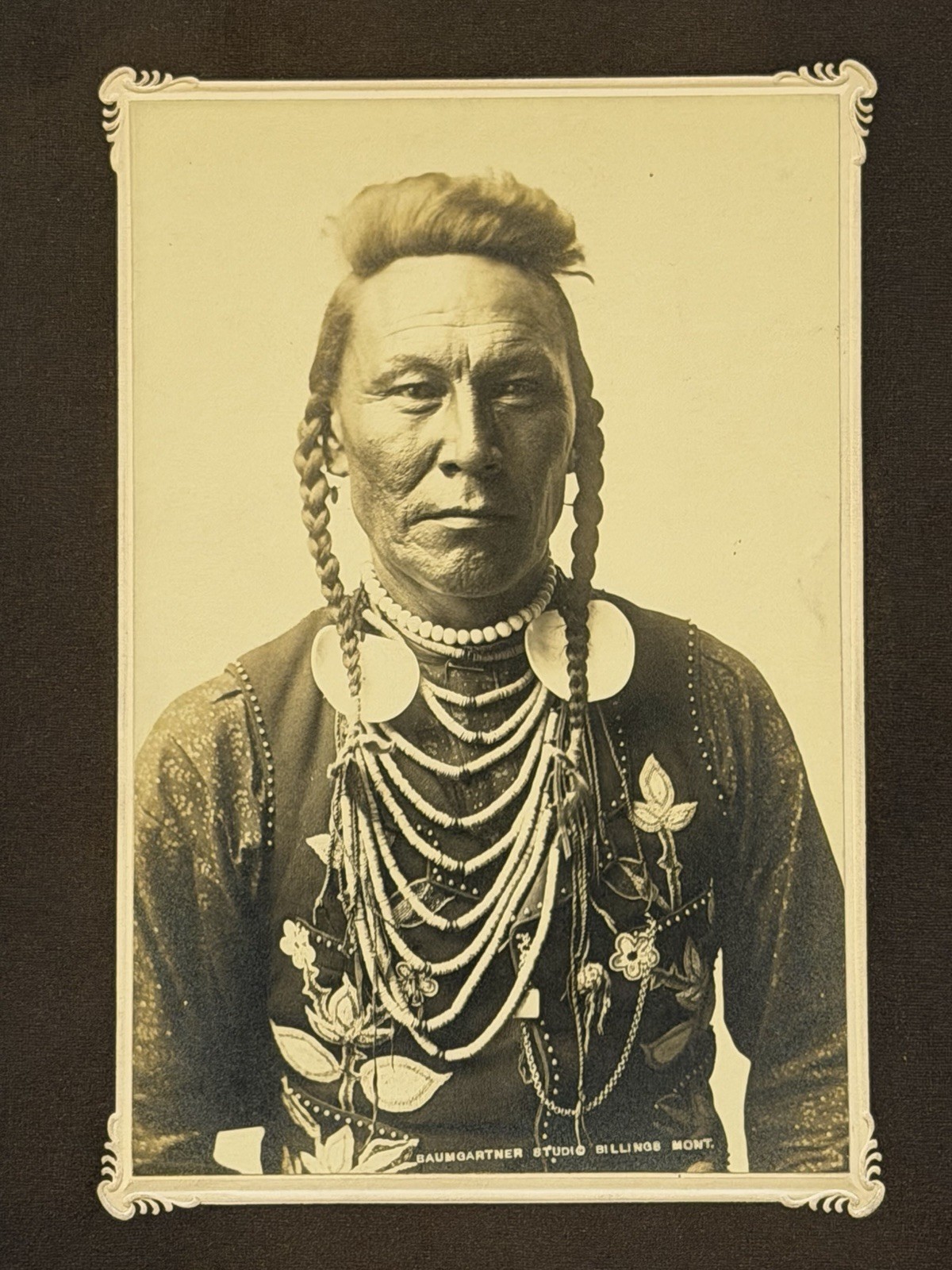 Antique Native American Indian of Crow Nation; Montana; Late 19th Century