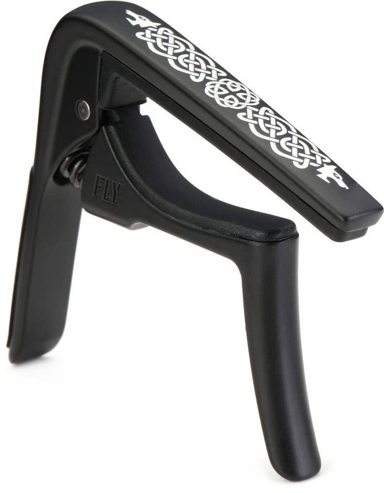 Dunlop Trigger Fly Capo Curved - Celtic Knot Edition (2-pack) Bundle
