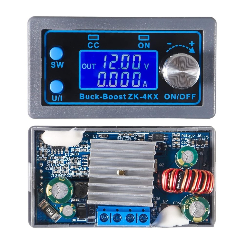 DC Adjustable Step Up Down Buck Boost Power Supply Voltage Regulator LCD Module