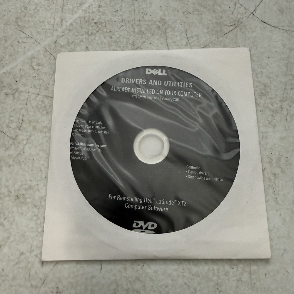 Dell Drivers and Utilities For Reinstalling Dell Latitude XT72 Computer Software