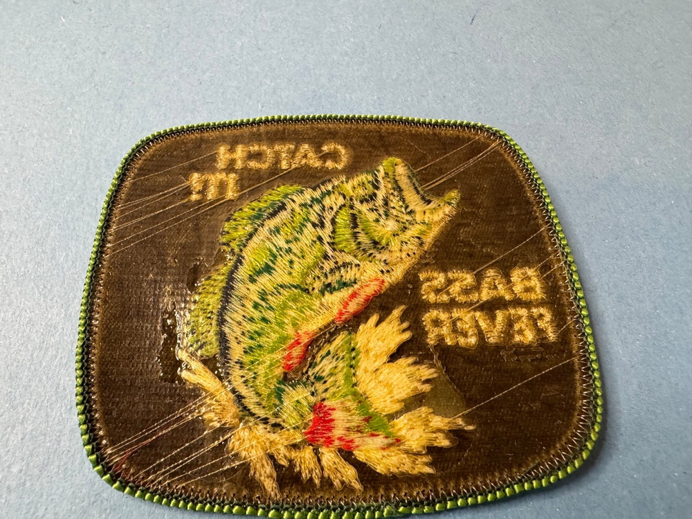 Catch It! Bass Fever 3" Embroidered Patch