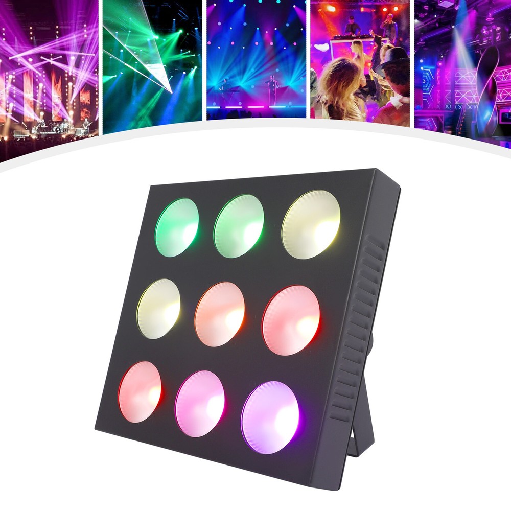 LED 4-In-1 DJ Light Rectangular Stage Light Stage Projection Effects Lamp RGBW