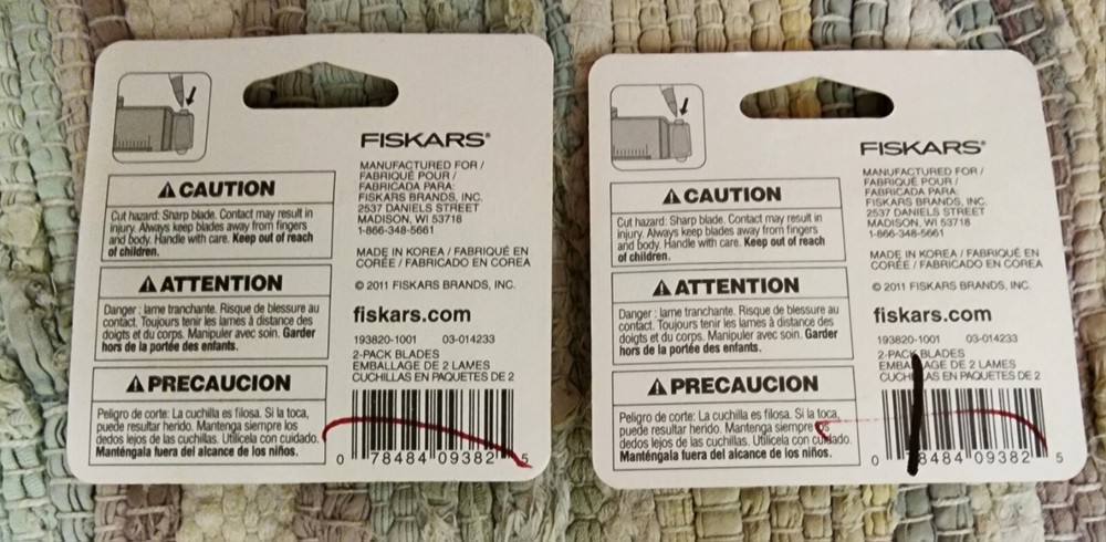 Fiskars Circle Cutter Blades