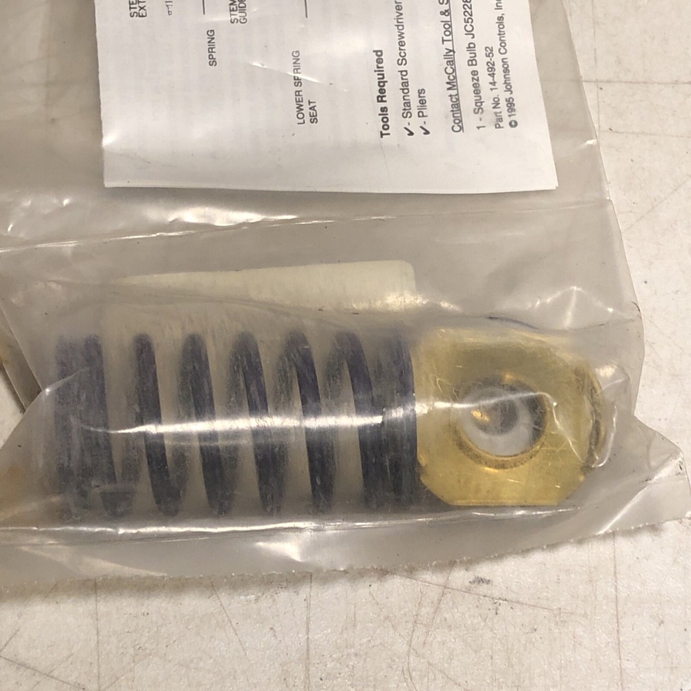 Johnson Controls V-3754-6010 Spring Kit