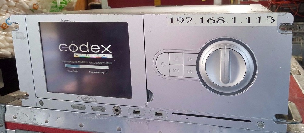 Codex Digital Lab DIGILAB CDR1 Recorder & Road Case