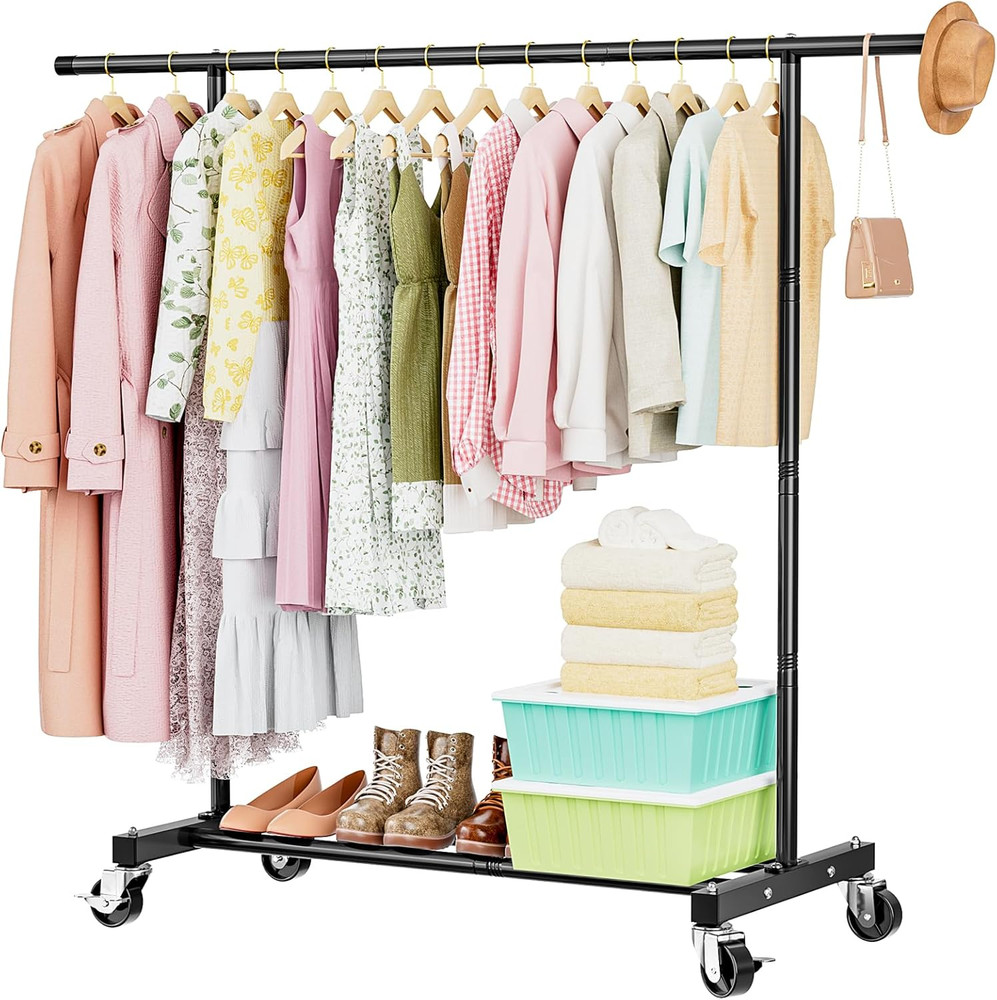 Double Rods Clothes Rack