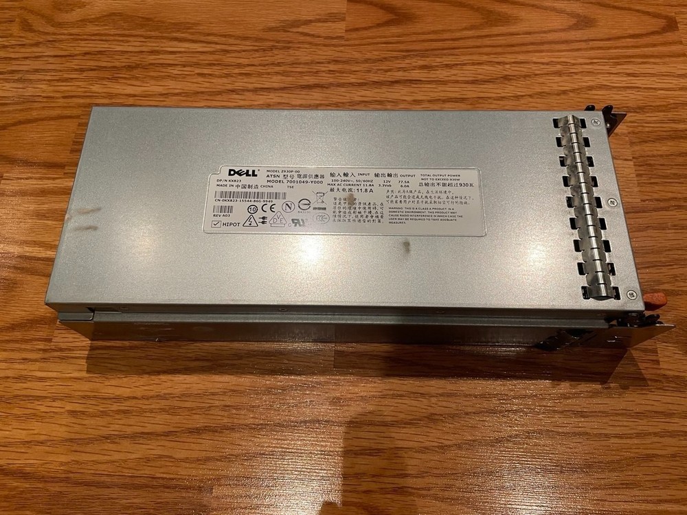Dell Poweredge 2900 Power Supply - 930W A930P-00 (multiple available)