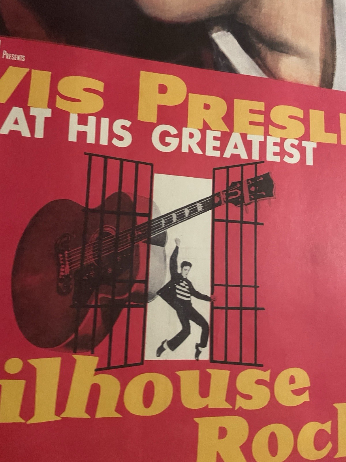 Elvis Presley at his Greatest MGM Movie Poster Jailhouse Rock 40” X 26” (Repro)