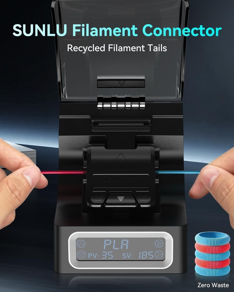 Filament Fusing Connector, 1.75mm Compatible with Various 3D Printer Materials