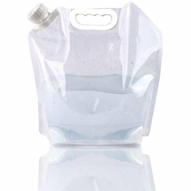 4 Pack 5L Camping Bag Portable Folding Survival Water Storage Lifting Hiking USA