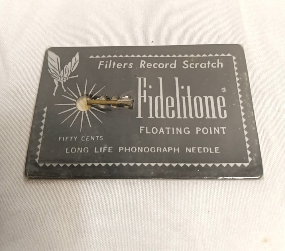Fidelitone Floating Point Long Life Phonograph Needle  Filters Record Scratch
