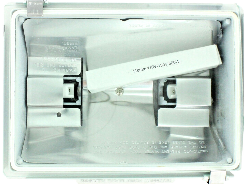 Quartz Halogen Security Floodlight PH1185-06 500W 180° Motion Detector - White