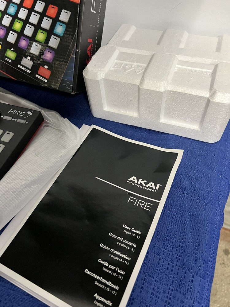 Akai Professional Fire FL Studio USB Midi Pad Controller Open Box