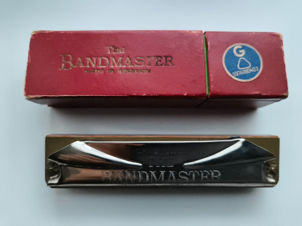 Vintage tremolo harmonica Bandmaster C