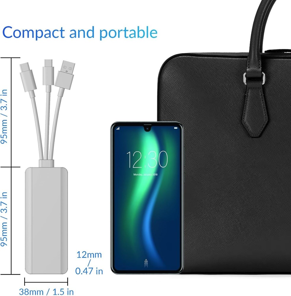 5-in-1 Multi Memory Card Reader,Aluminum SD/TF/CF/MS/M2/Cfast/Memory Stick Pr...