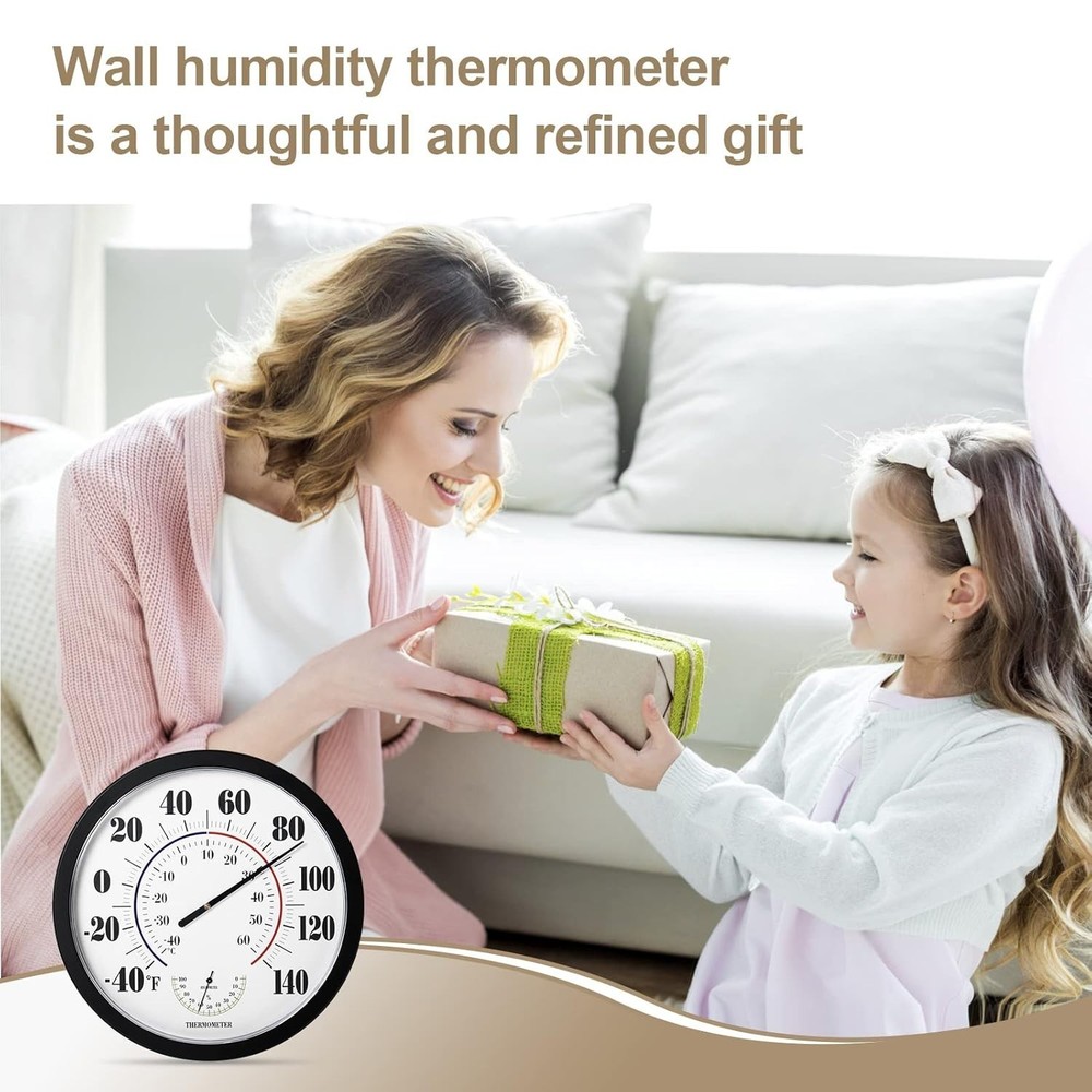 Automatic Calibration Indoor & Outdoor Digital Thermometer with Hygrometer