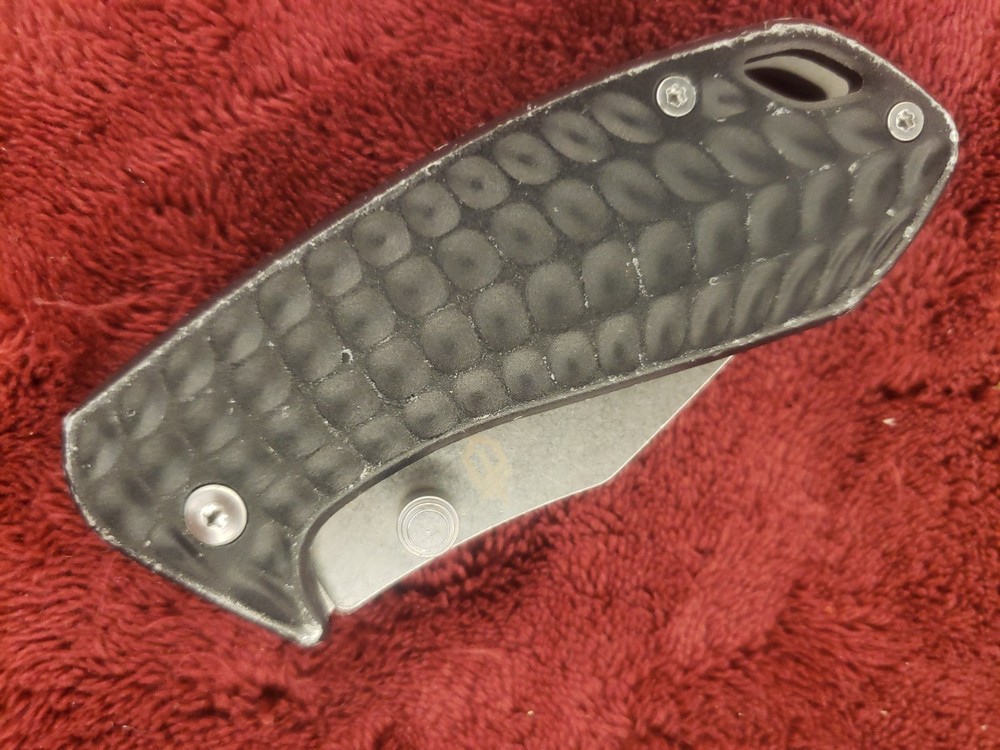 Gerber Kettlebell Pocket Knife Frame Lock Plain Edge Blade kettlebell