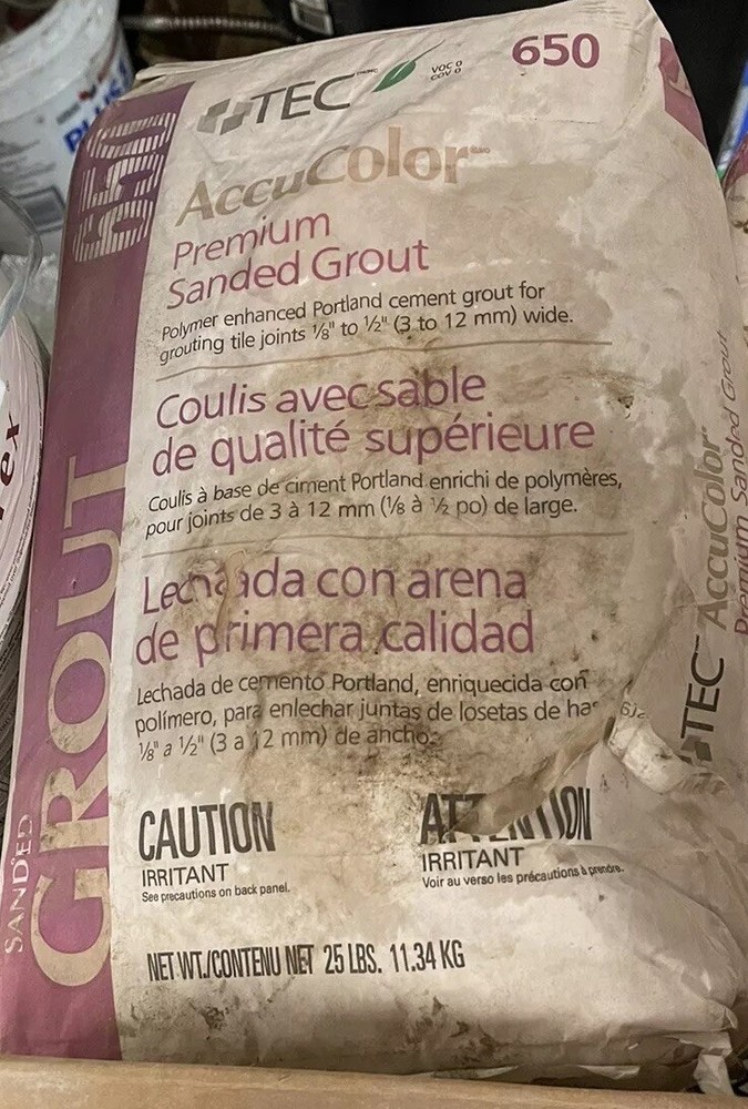 Tec AccuColor 650 Premium Sanded Grout