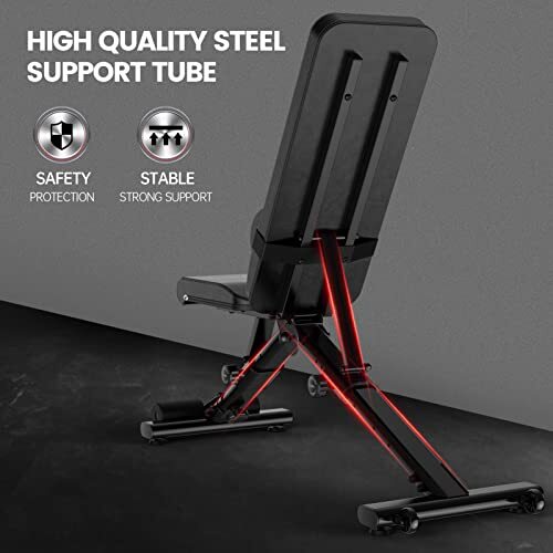 PASYOU Adjustable Weight Bench Full Body Workout Assorted Colors