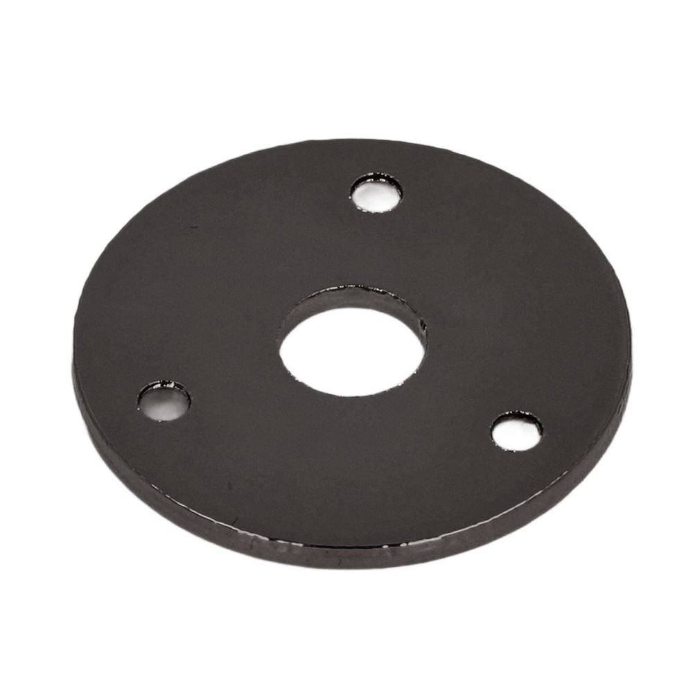 Guitar Jack Socket Plate Round Metal Input Output Cover Replacement Hardware For