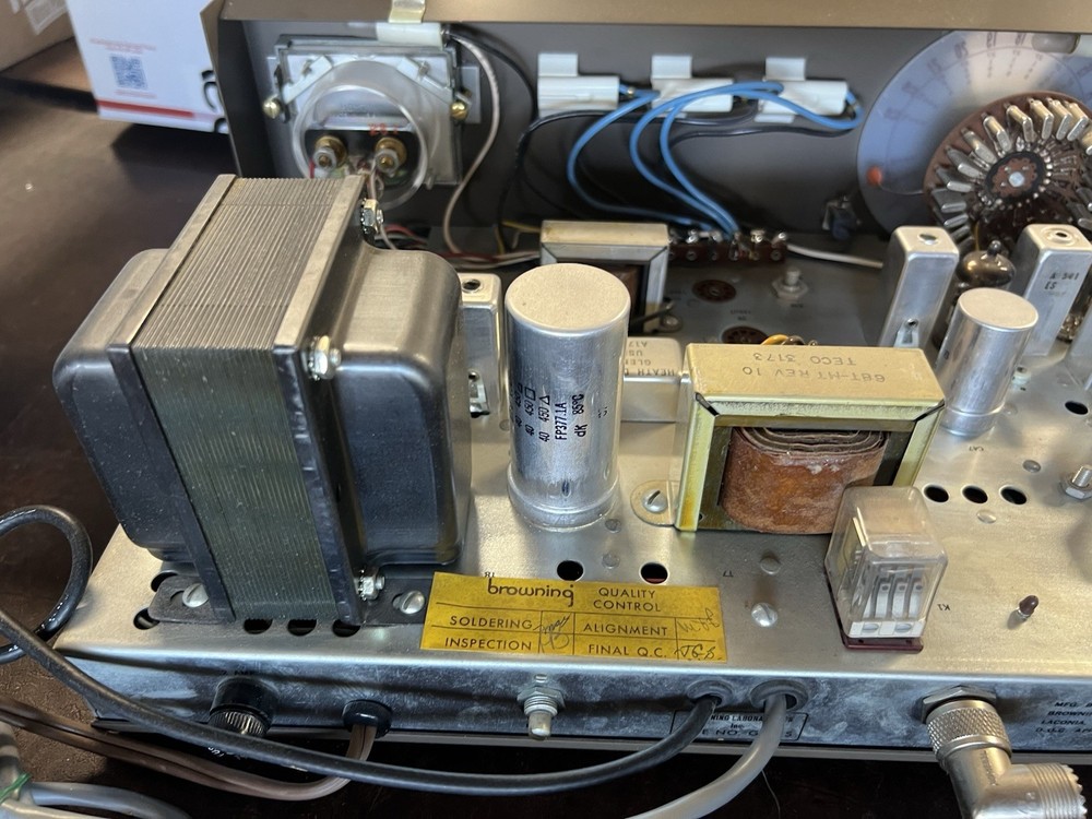 Vintage Browning Golden Eagle Mark III SSB Tube Transmitter for restore project