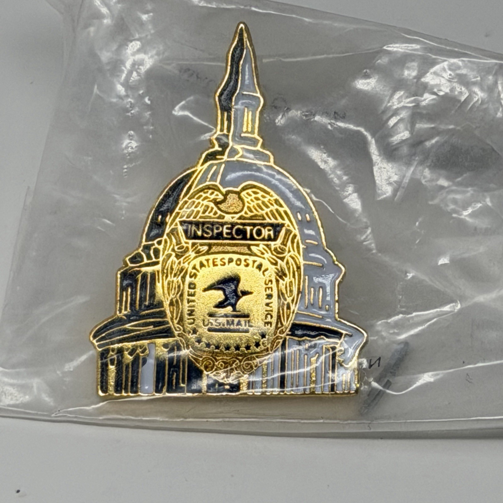 USPS Postal Service Inspector Pin Capitol Building NEW