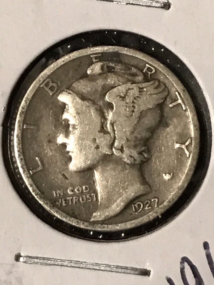 1927 Mercury Dime F