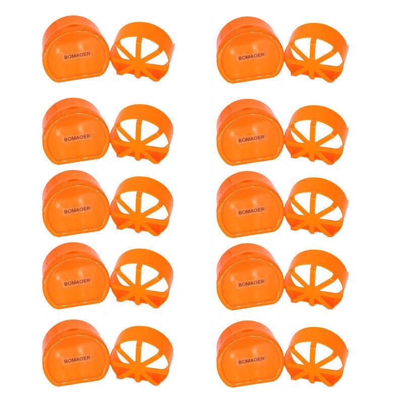 1PC Denture Storage Box Dental False Teeth Case Mouthguard Container Orange