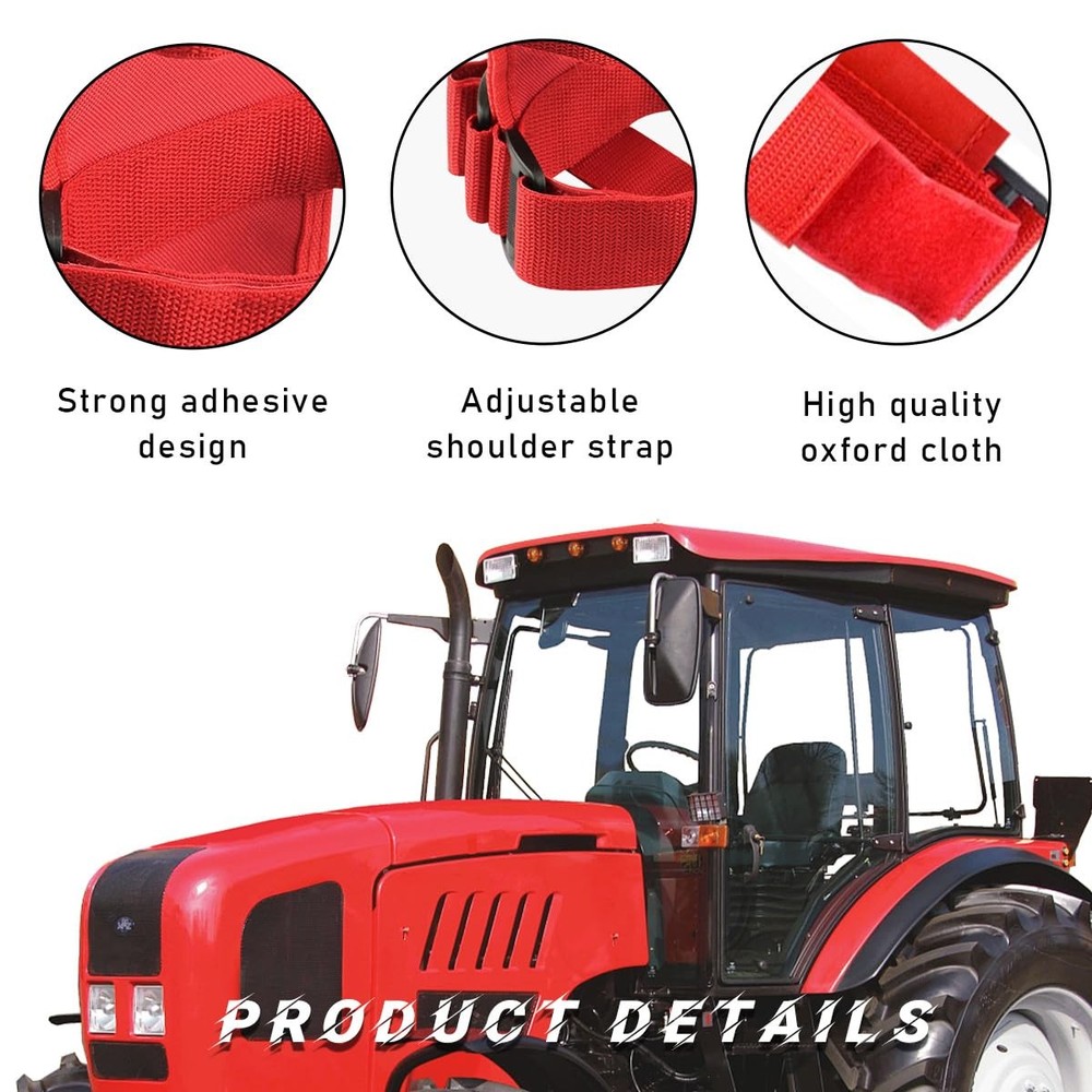 Fire Extinguisher Holder, Roll Bar Fire Extinguisher Strap with Flag Pattern,...