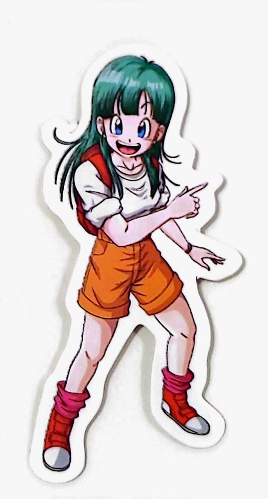 Dragon Ball Z Bulma Anime Manga Waterproof Vinyl Sticker