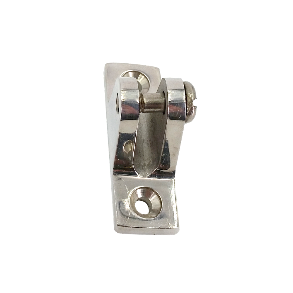 90° BOAT DECK HINGE MOUNT - STAINLESS STEEL - BIMINI TOP BOAT HARDWARE FITTING
