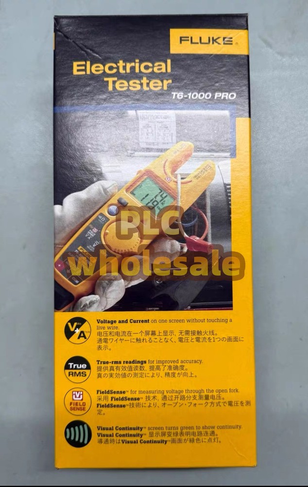 1PC Fluke T6-1000 PRO Electrical Tester Fieldsense 1000V AC / DC True RMS & Case